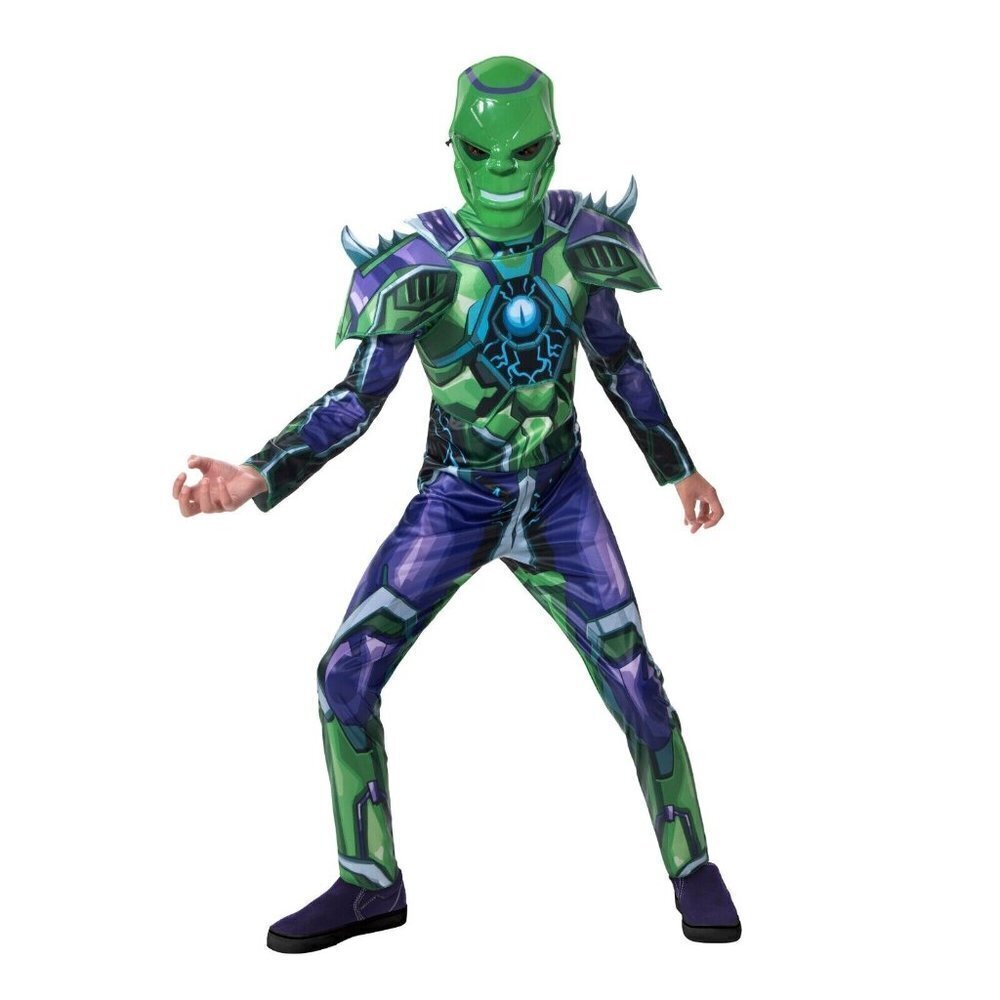NEW Marvel Mech Strike HULK Halloween Costume Boys Small 6/7 Jumpsuit Armor Mask
